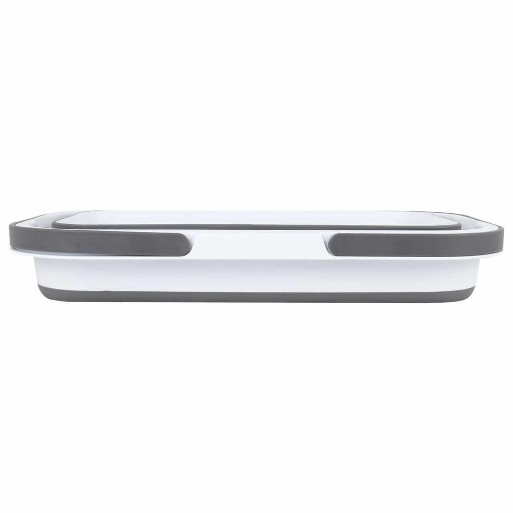 Таз складной силиконовый 16 литров со складными ручками 47х28 см для дома и дачи, LAIMA Home