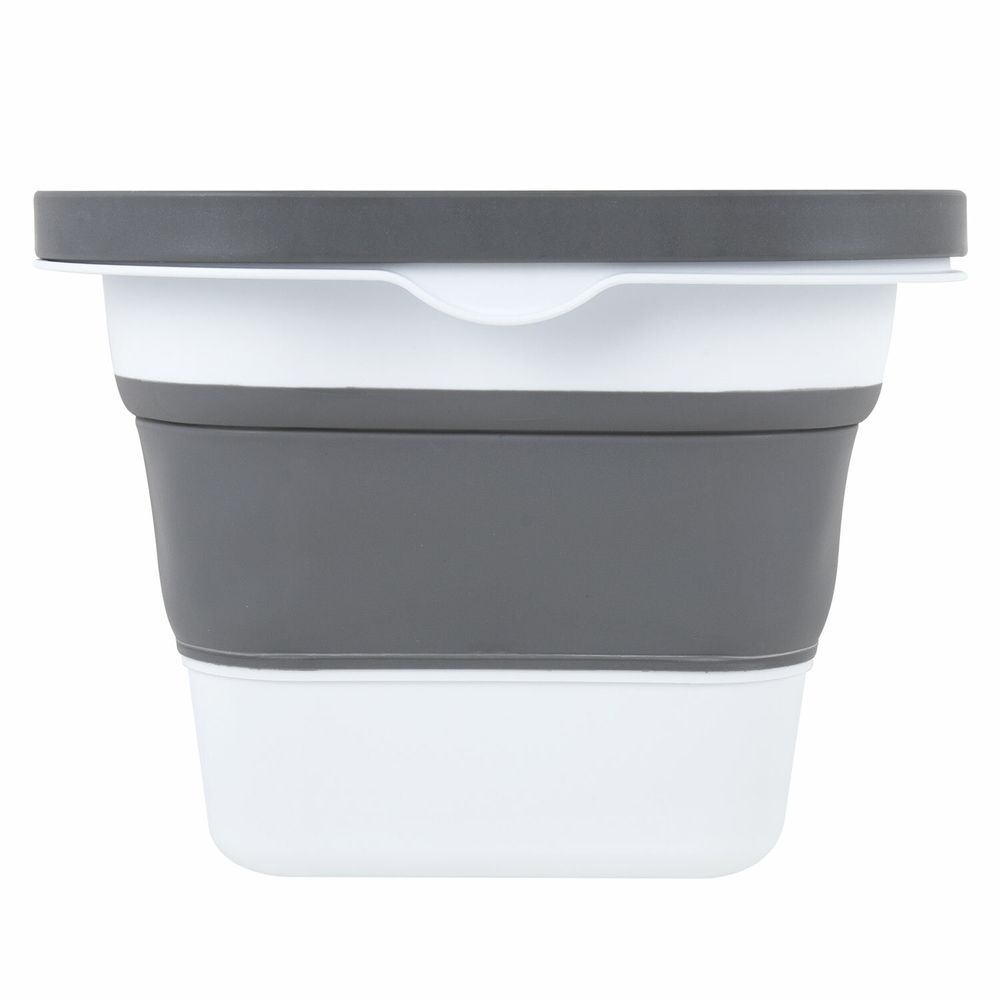 Таз складной силиконовый 16 литров со складными ручками 47х28 см для дома и дачи, LAIMA Home