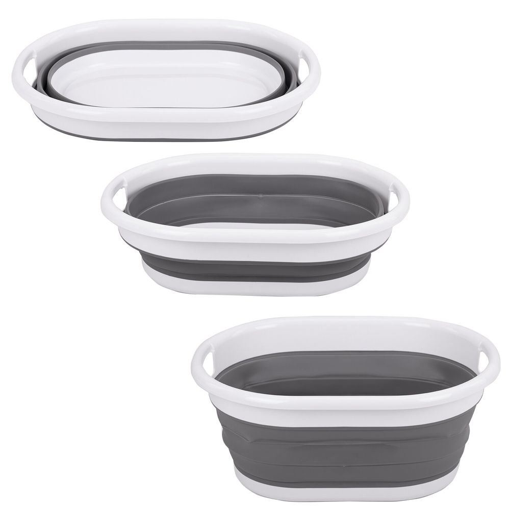 Таз складной силиконовый 26 литров 54,5х39,5 см для дома и дачи, LAIMA Home