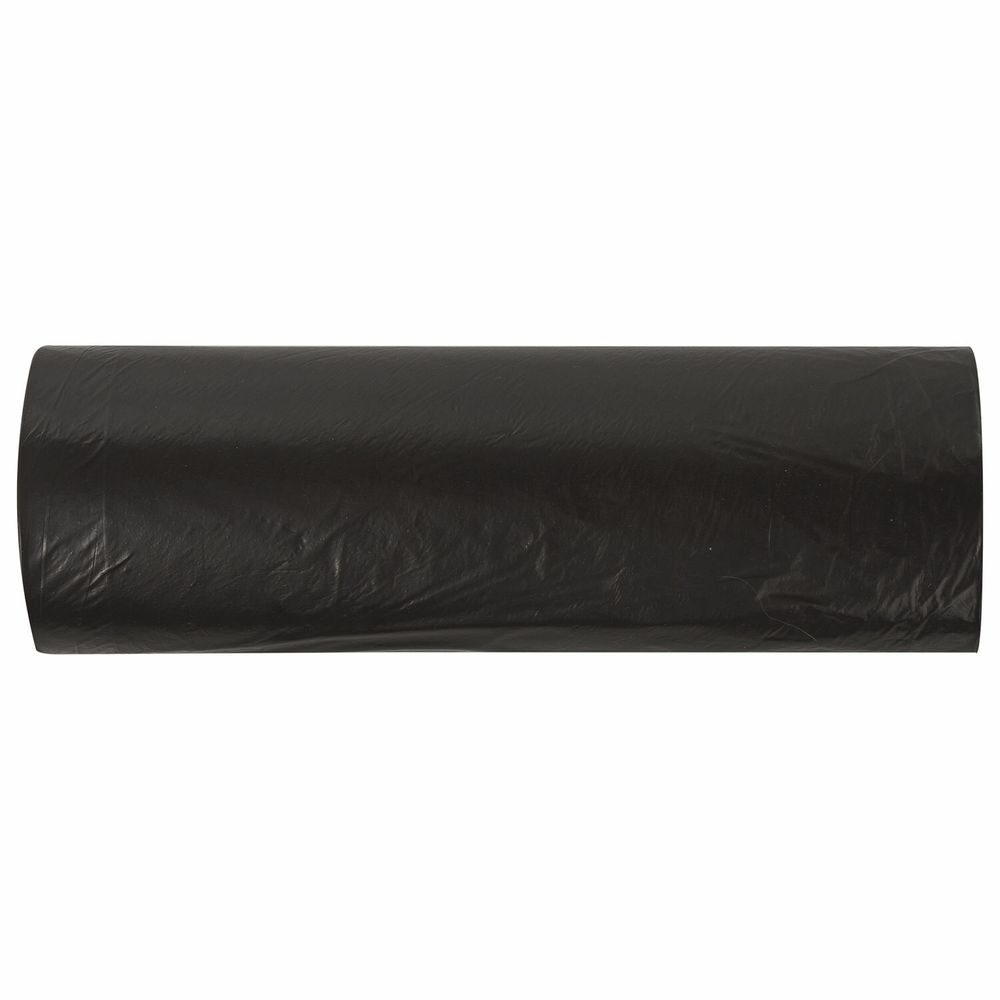 Мешки для мусора 240 л черные, в рулоне 10 шт., ПВД 30 мкм, 90x130 см, ЛЮБАША эконом