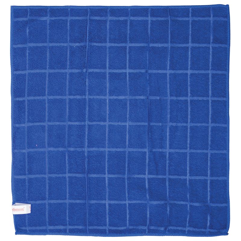 Салфетки универсальные, КОМПЛЕКТ 6шт., микрофибра, квадрат. тиснение, 40х40см, ас-ти, ЛЮБАША