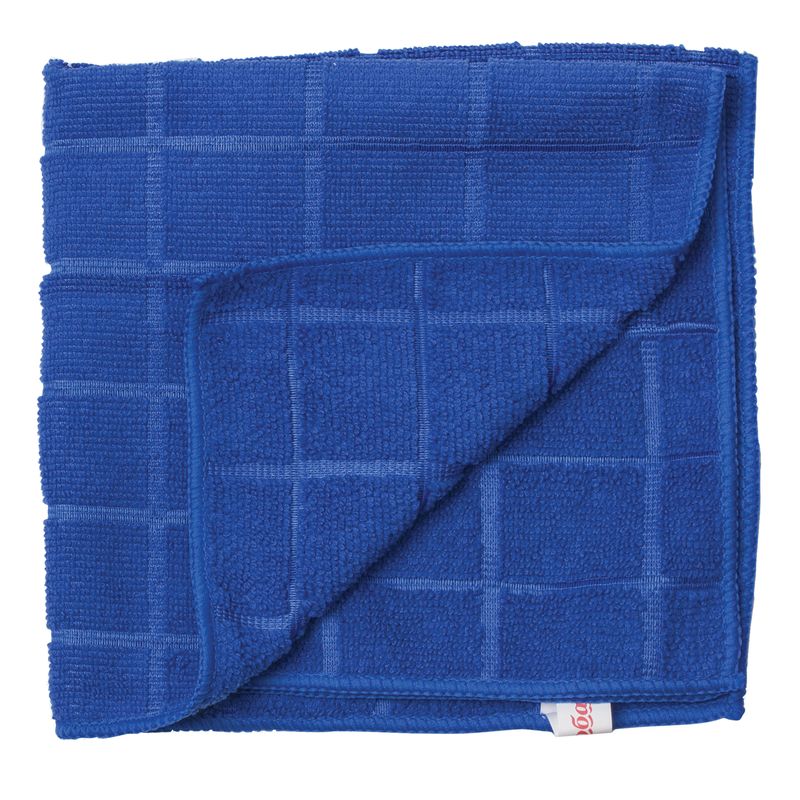 Салфетки универсальные, КОМПЛЕКТ 6шт., микрофибра, квадрат. тиснение, 40х40см, ас-ти, ЛЮБАША