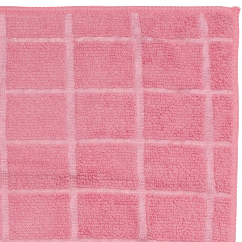 Салфетки универсальные, КОМПЛЕКТ 6шт., микрофибра, квадрат. тиснение, 40х40см, ас-ти, ЛЮБАША