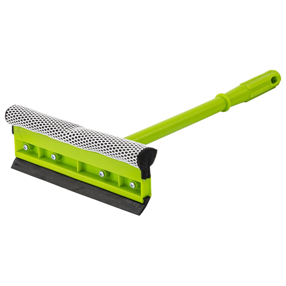 Окномойка ЛЮБАША, пластиковая ручка 40 см, рабочая часть 20 см (стяжка, губка, ручка)