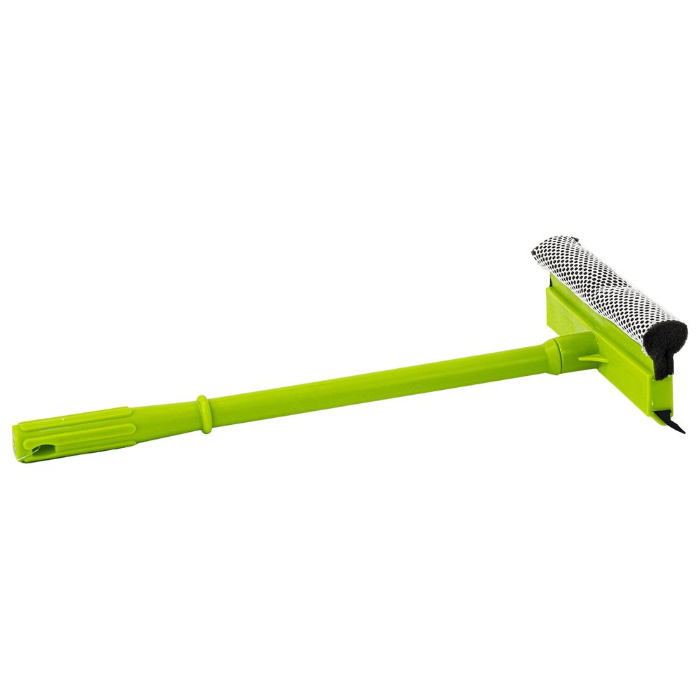 Окномойка ЛЮБАША, пластиковая ручка 40 см, рабочая часть 20 см (стяжка, губка, ручка)