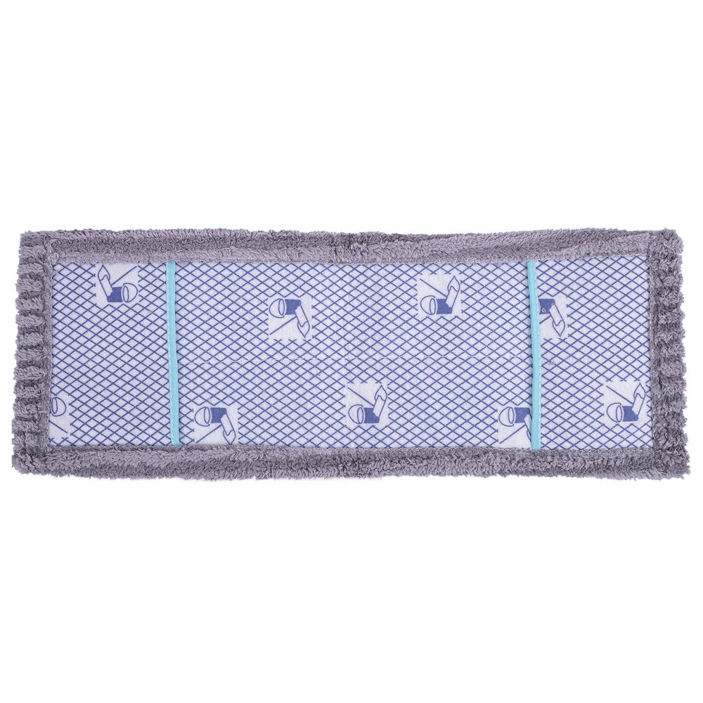 Насадка МОП плоская для швабры/держателя 42 см, карманы, плотная микрофибра, LAIMA HOME