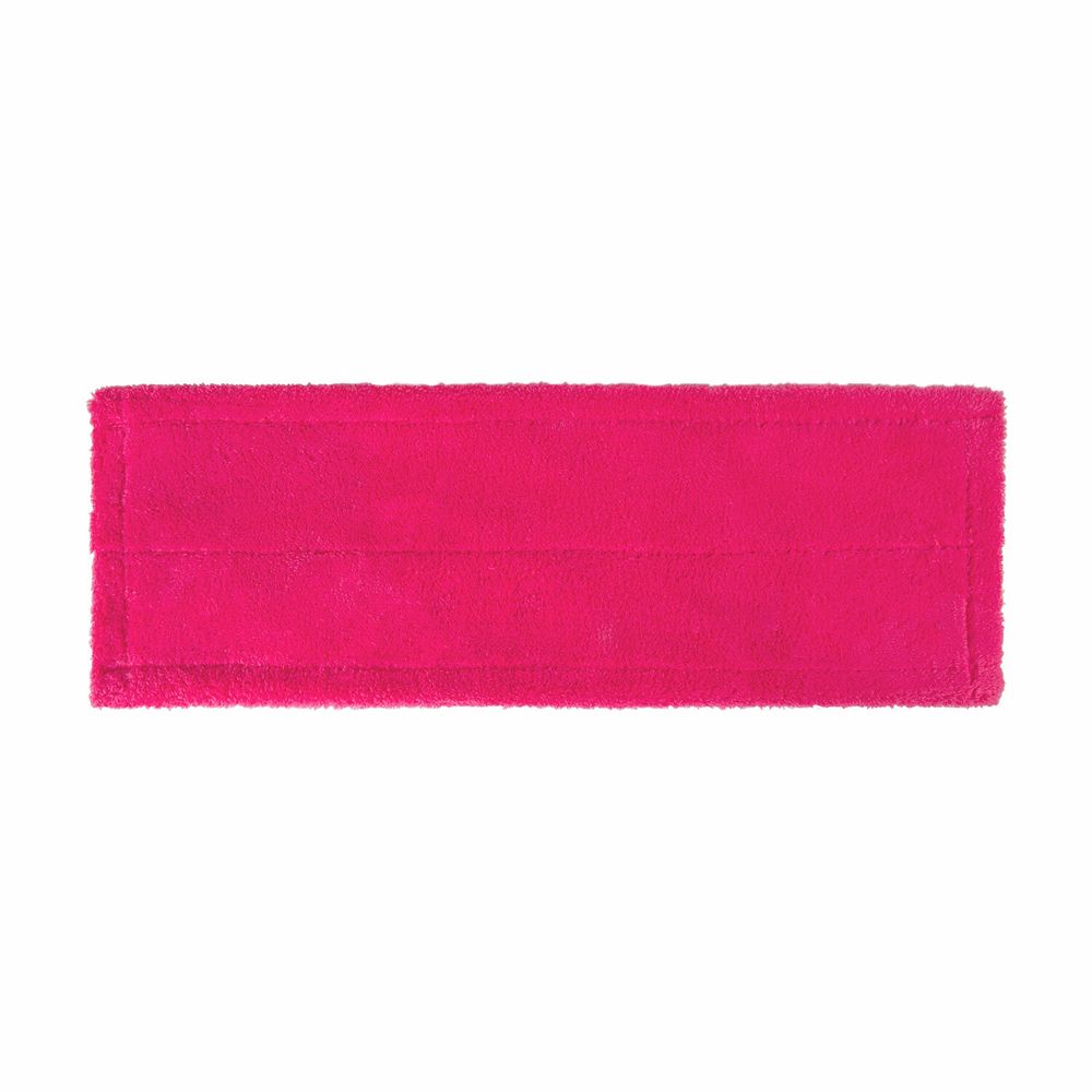 Насадка МОП плоская КОМПЛЕКТ 4 шт, УНИВЕРСАЛЬНАЯ для швабр 38-42 см (ТИП К), микрофибра, LAIMA