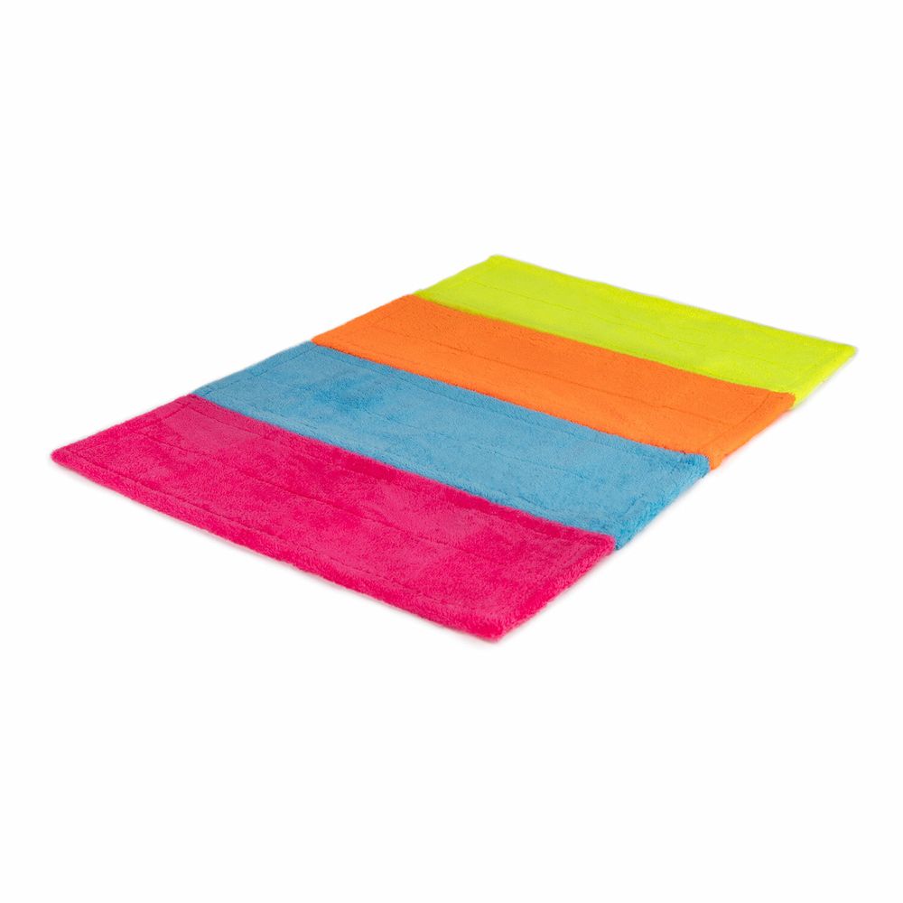 Насадка МОП плоская КОМПЛЕКТ 4 шт, УНИВЕРСАЛЬНАЯ для швабр 38-42 см (ТИП К), микрофибра, LAIMA