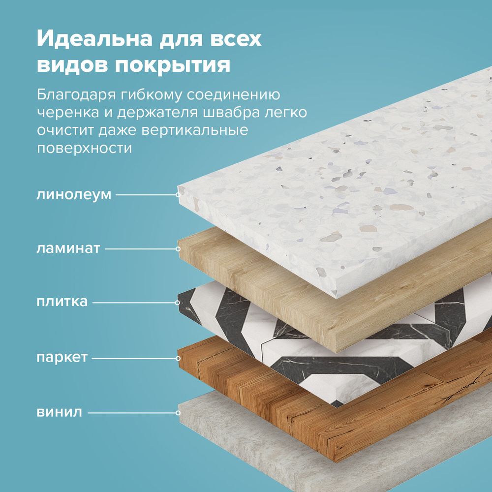 Насадка МОП плоская КОМПЛЕКТ 4 шт, УНИВЕРСАЛЬНАЯ для швабр 38-42 см (ТИП К), микрофибра, LAIMA