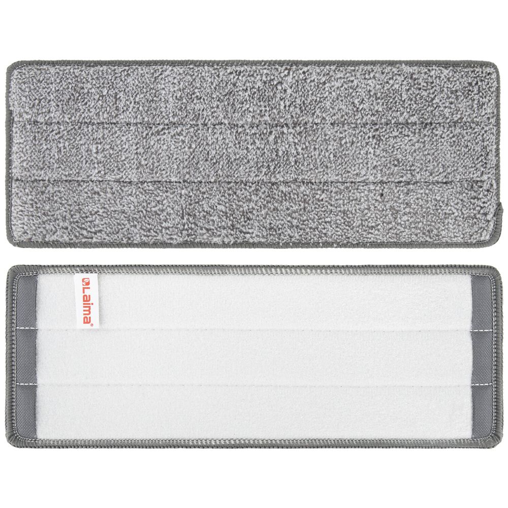 Насадки МОП для швабры (кармашки c 2-х сторон) КОМПЛЕКТ 6 шт., микрофибра, 33х12,5см, LAIMA