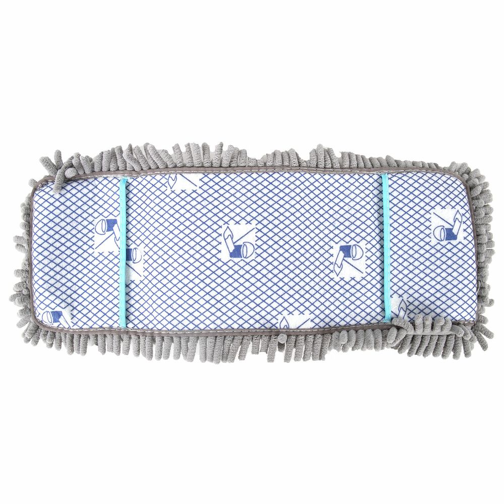 Швабра с насадкой 42 см, телескопический черенок 75-120 см, микрофибра, карманы, LAIMA HOME