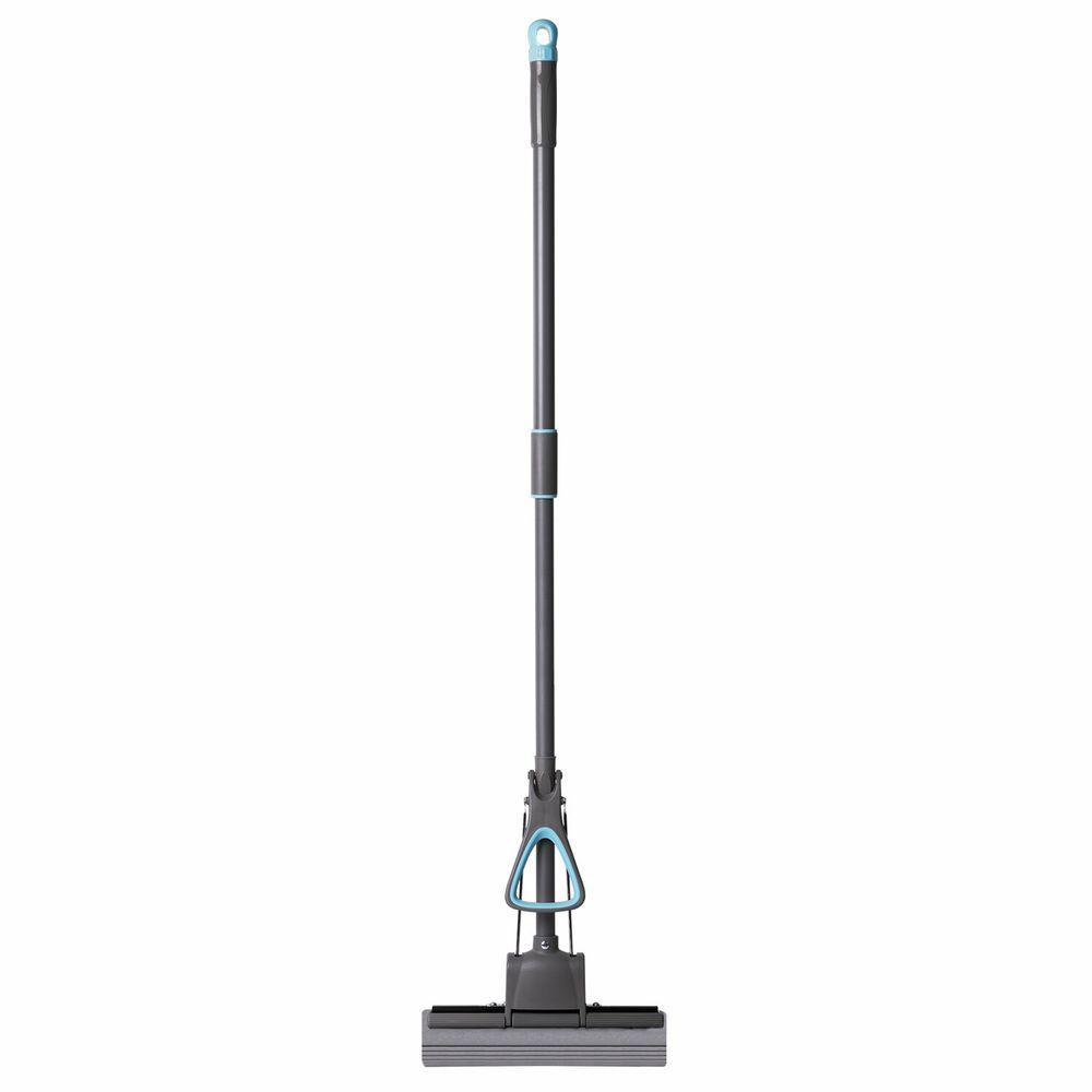 Швабра самоотжимная, роликовый отжим, насадка PVA 27 см, телескопический черенок 84-122 см, LAIMA HOME