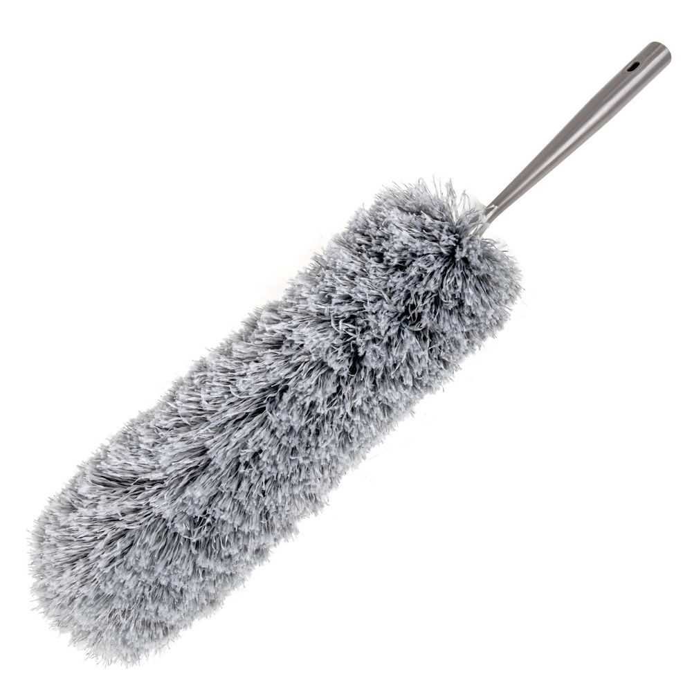 Пипидастр (сметка-метелка) для уборки, метелка 45 см, рукоятка 130-180 см, серый, LAIMA HOME
