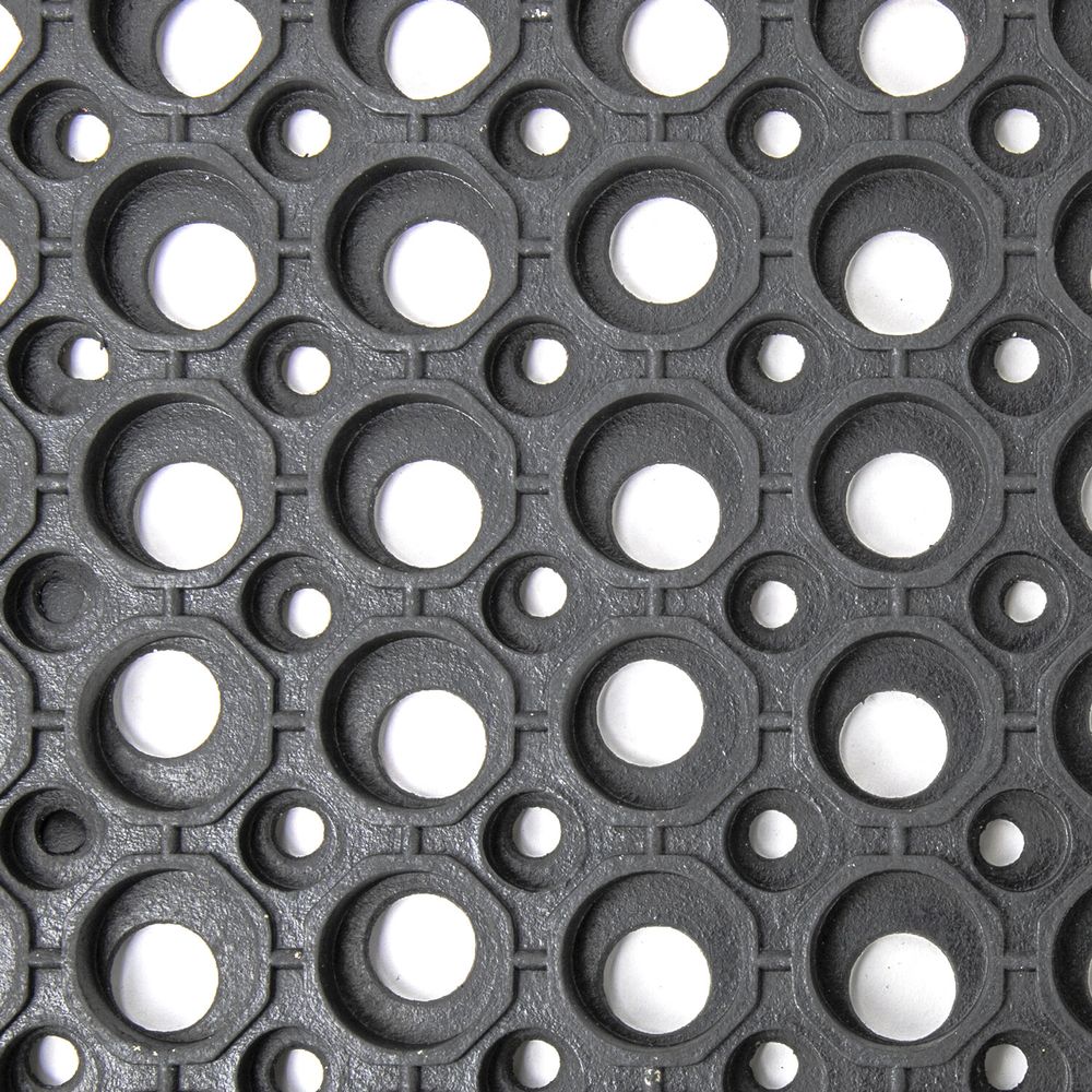 Коврик входной резиновый грязесборный перфорированный, 90х150 см, толщина 12 мм, LAIMA EXPERT