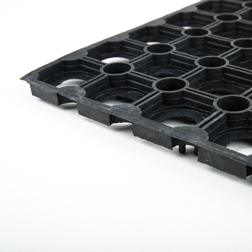 Коврик входной резиновый грязесборный ячеистый, 100х150 см, толщина 16 мм, LAIMA EXPERT