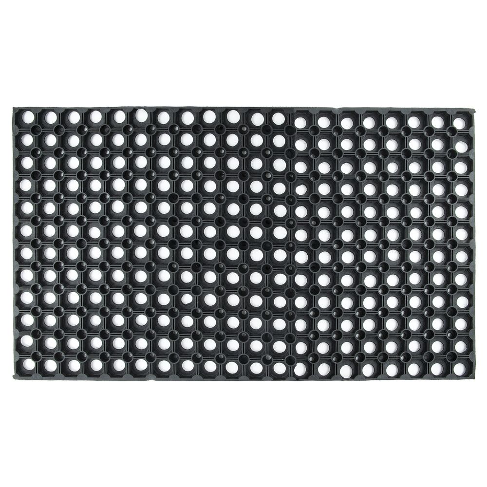 Коврик входной резиновый грязесборный ячеистый, 80х120 см, толщина 16 мм, LAIMA EXPERT