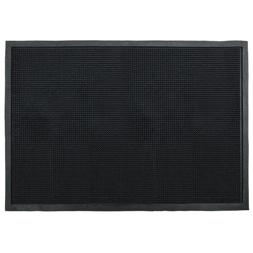 Коврик входной резиновый фактурный грязесборный 60х90 см, толщина 12 мм, LAIMA EXPERT