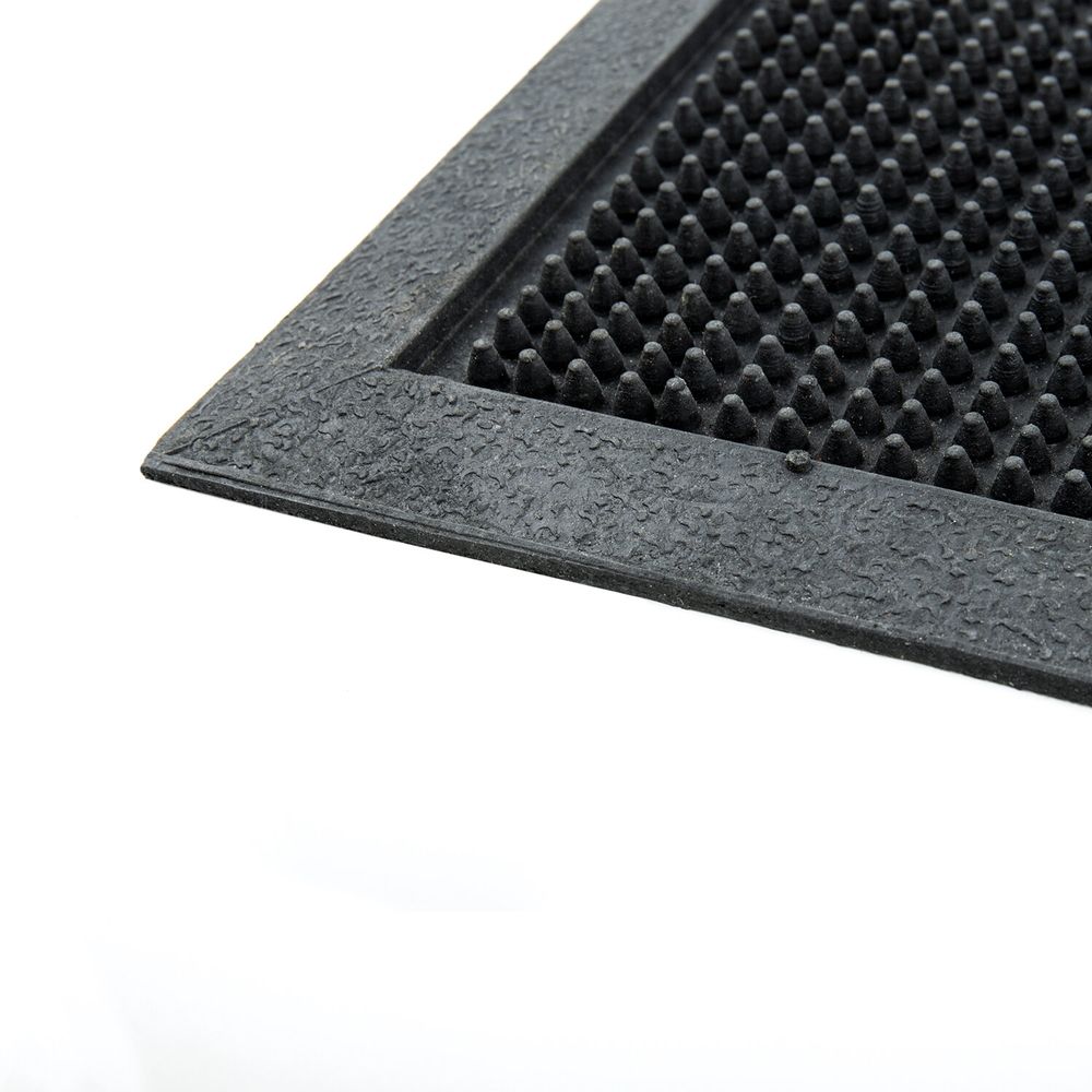 Коврик входной резиновый фактурный грязесборный 60х90 см, толщина 12 мм, LAIMA EXPERT