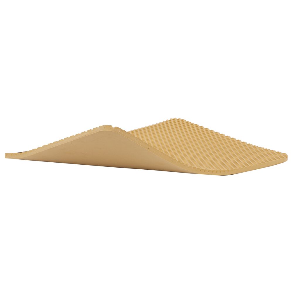 Коврик EVA / ЭВА универсальный 35х45 см ячеистый (СОТЫ) применим для сушки посуды, кухни, ванной, животных, цвет БЕЖЕВЫЙ LAIMA