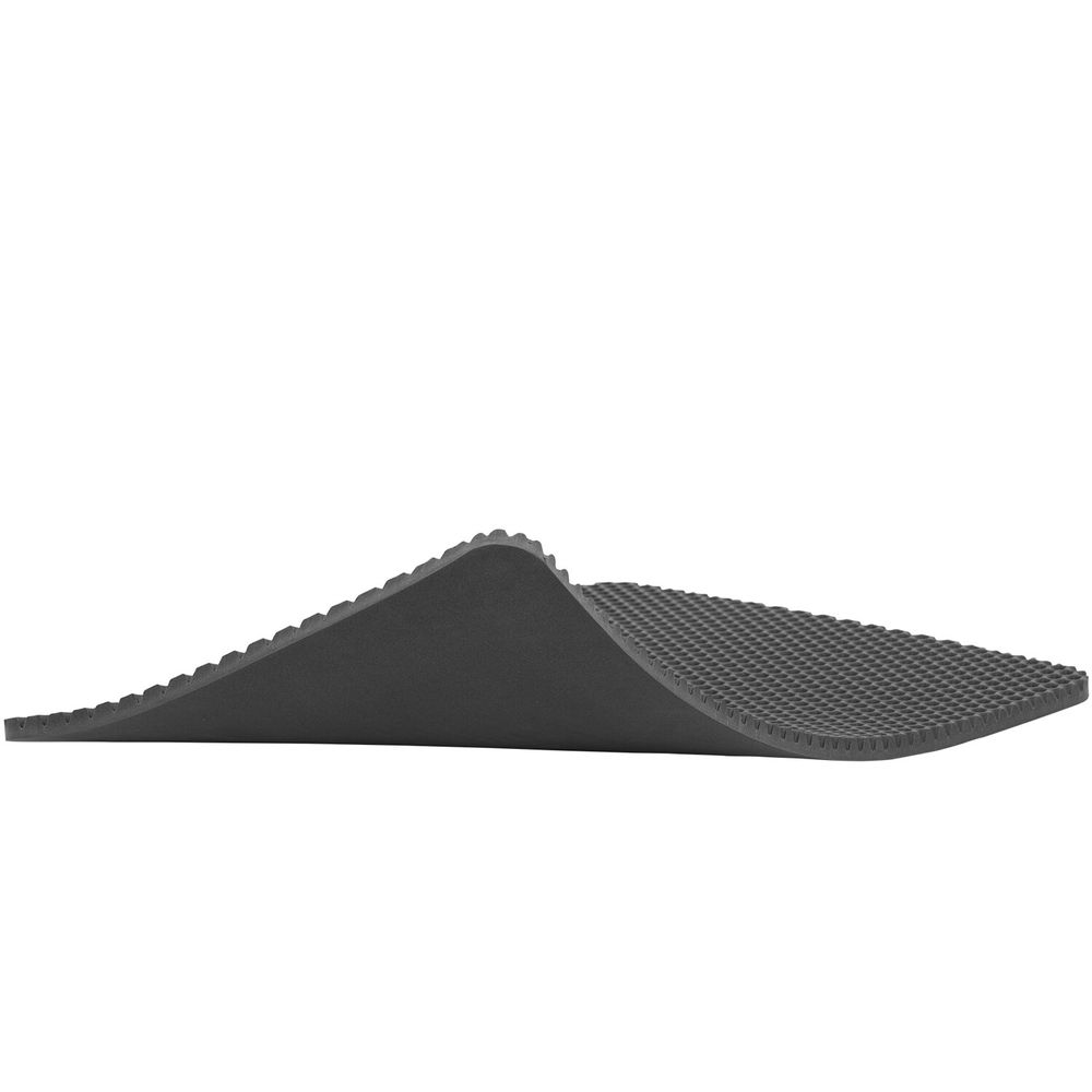 Коврик EVA / ЭВА универсальный 35х45 см ячеистый (СОТЫ) применим для сушки посуды, кухни, ванной, животных, цвет СЕРЫЙ, LAIMA