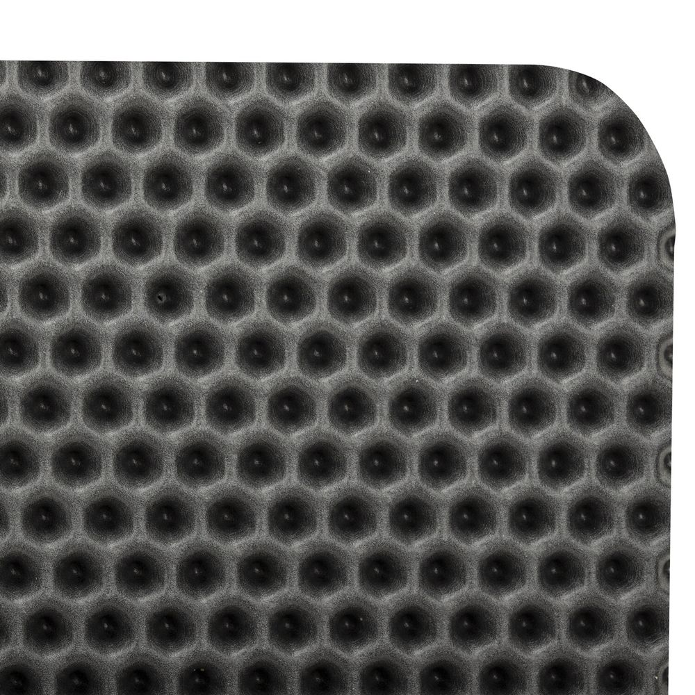 Коврик EVA / ЭВА универсальный 35х45 см ячеистый (СОТЫ) применим для сушки посуды, кухни, ванной, животных, цвет СЕРЫЙ, LAIMA