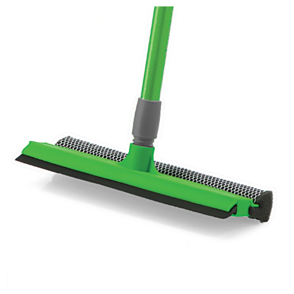 Окномойка (стяжка + губка), ТЕЛЕСКОПИЧЕСКАЯ РУЧКА, 75-130 см, рабочая часть 24,5 см, YORK