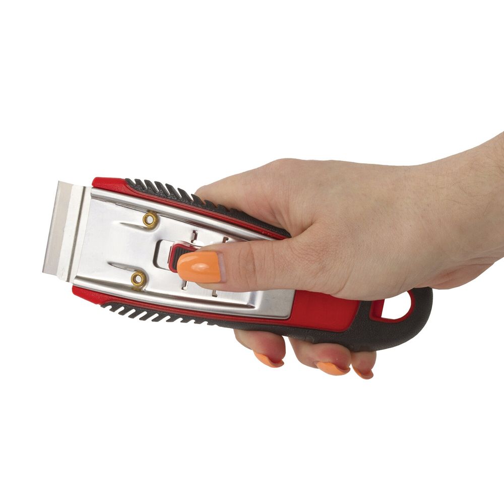 Скребок для любых поверхностей (стеклокерамика, стекло, плитка) BRAUBERG "CLEAN", 5 лезвий