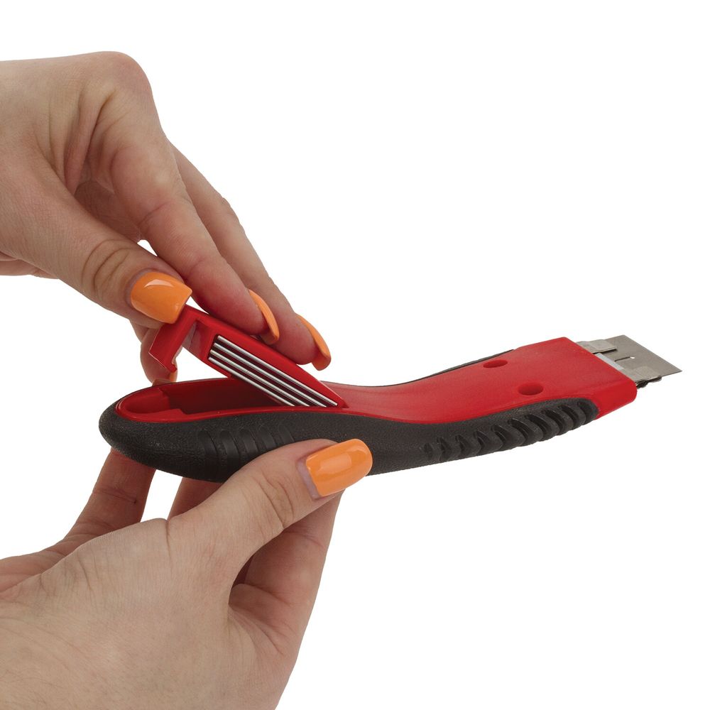 Скребок для любых поверхностей (стеклокерамика, стекло, плитка) BRAUBERG "CLEAN", 5 лезвий