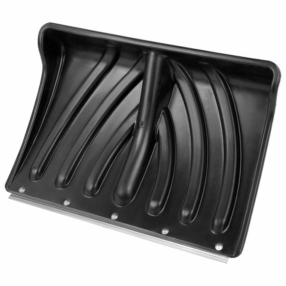 Лопата снеговая 46х33 см БЕЗ ЧЕРЕНКА "КРЕПЫШ" СУПЕРПРОЧНАЯ, планка на клепках, ГРАНДМАСТЕР