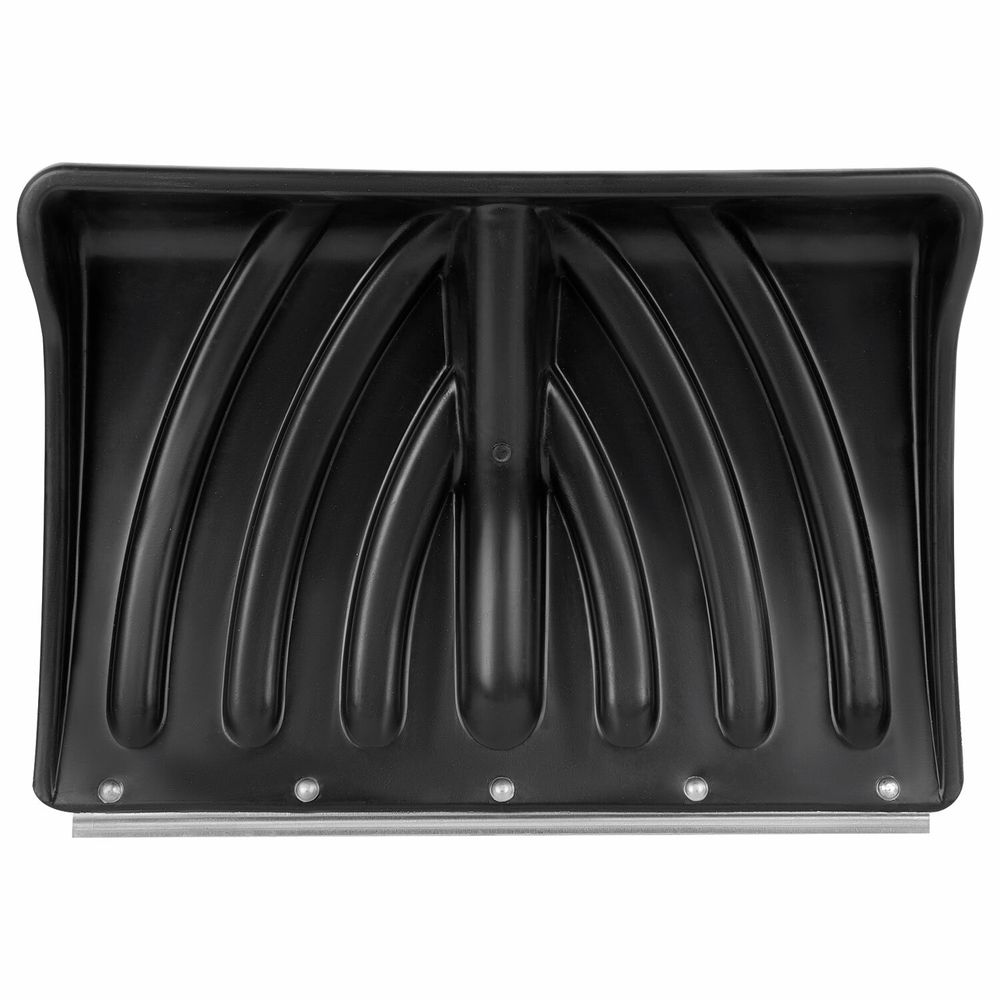 Лопата снеговая 46х33 см БЕЗ ЧЕРЕНКА "КРЕПЫШ" СУПЕРПРОЧНАЯ, планка на клепках, ГРАНДМАСТЕР