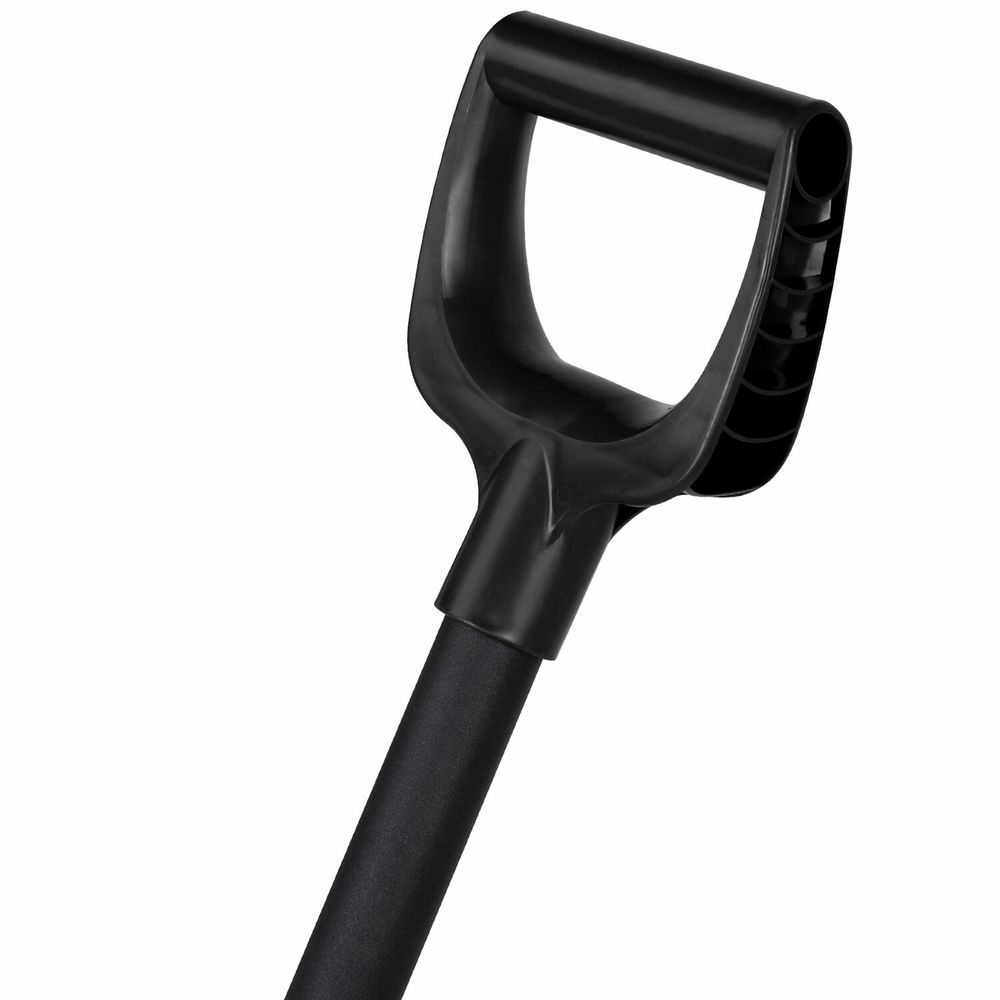 Лопата снеговая 60х30 см "СКРЕПЕРОК" ребра жесткости, алюминиевая планка, черенок с V-образной ручкой, ГРАНДМАСТЕР