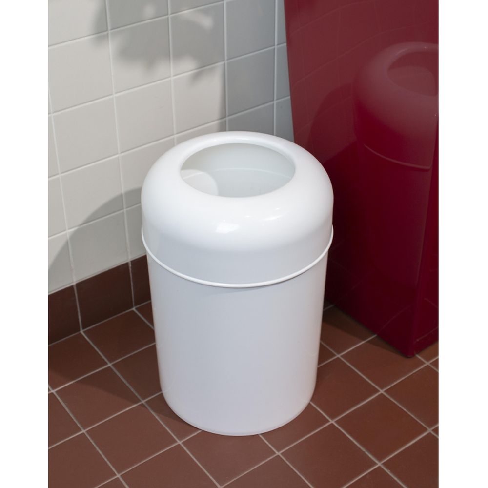 Ведро для мусора Luscan Professional настенное 15л белое 3522W