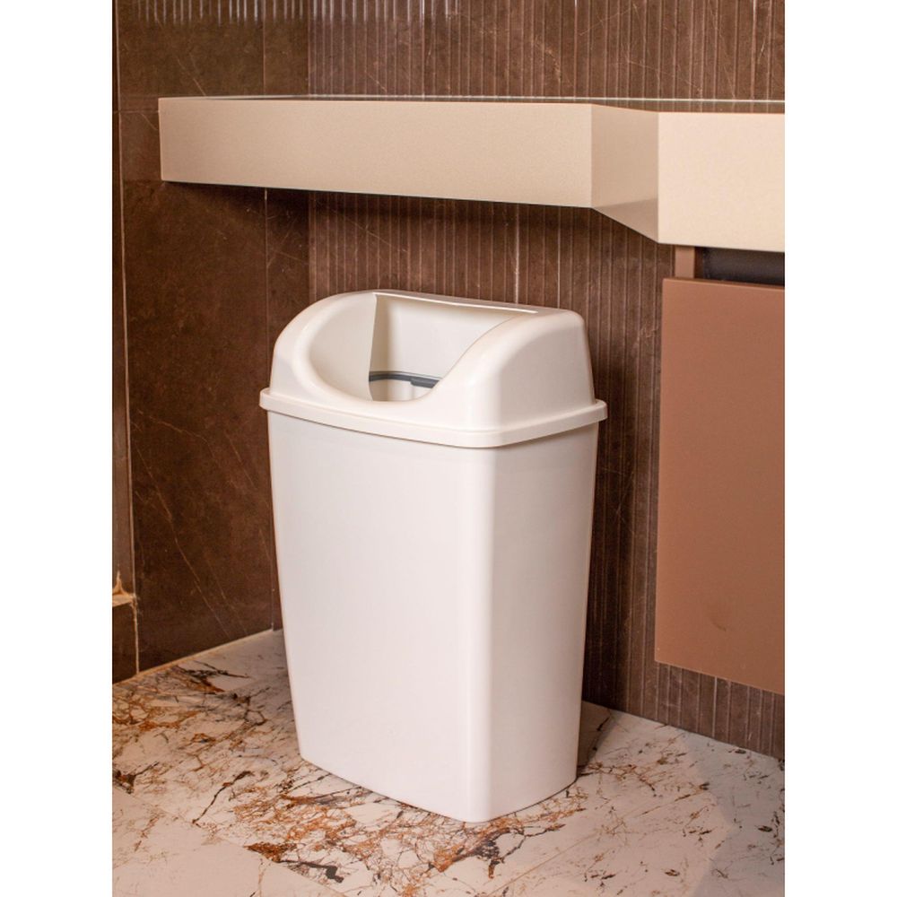 Ведро для мусора Luscan Professional настенное 23л белое 3521W