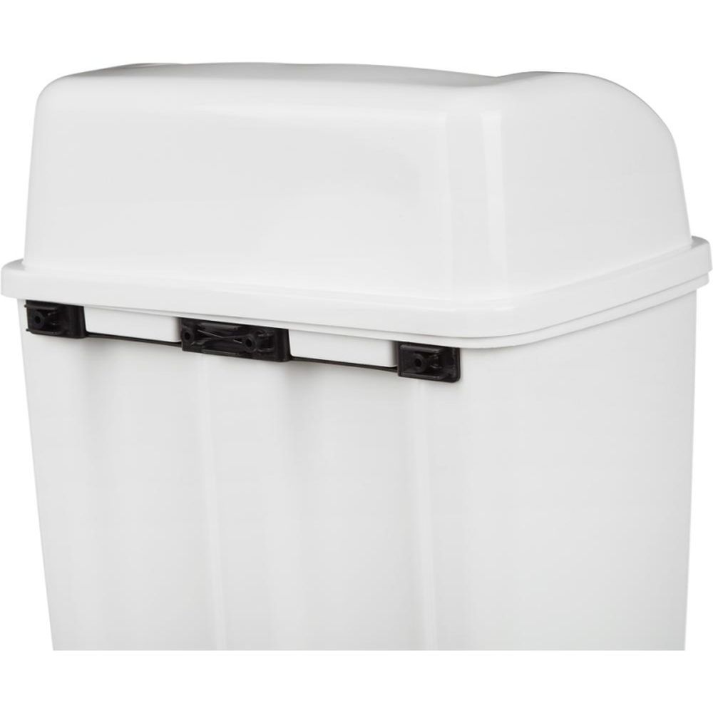 Ведро для мусора Luscan Professional настенное 23л белое 3521W