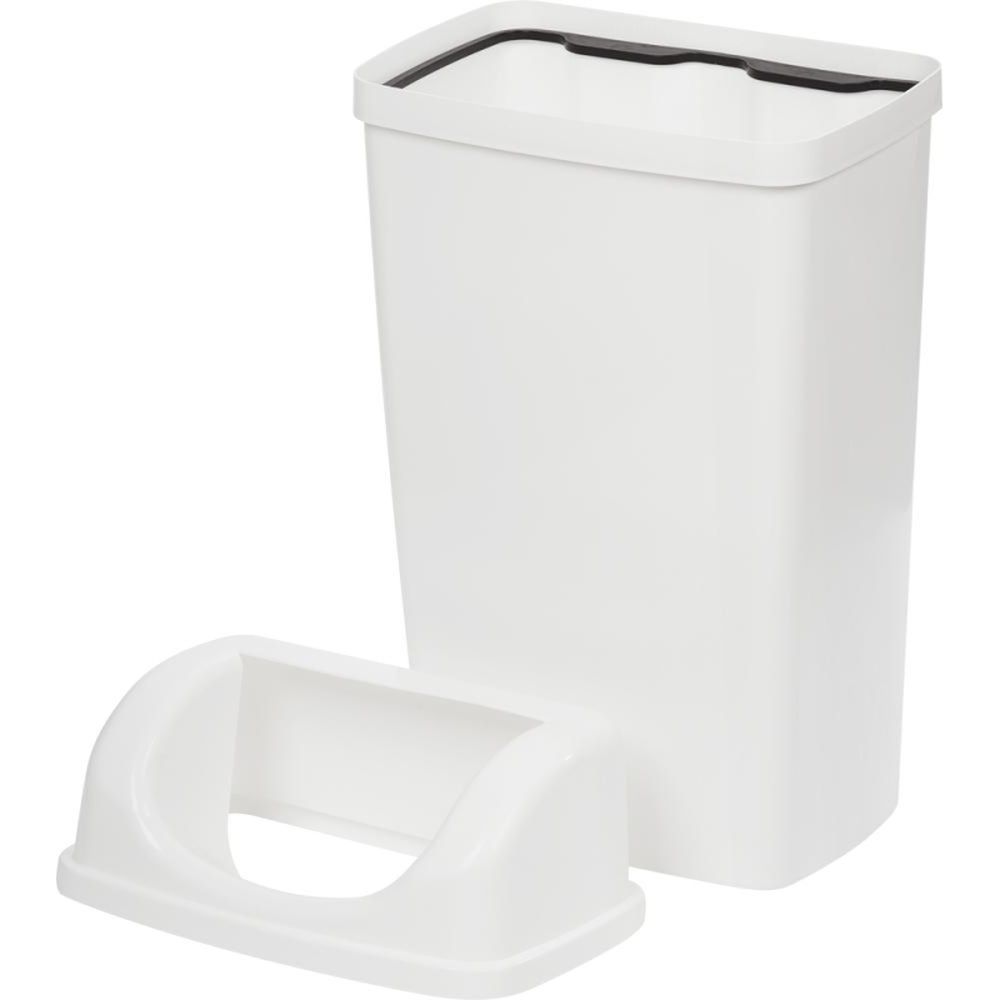 Контейнер для мусора Luscan Professional настенный 50л белый R-3519