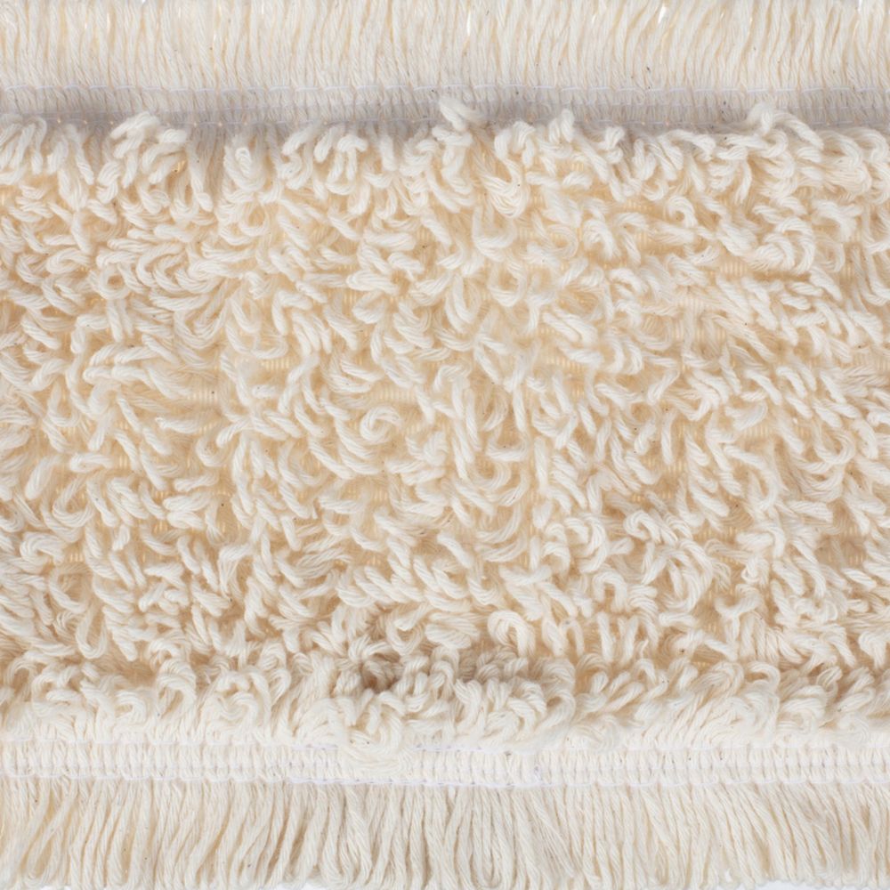 Насадка МОП Luscan 40x11см х/б тафтинг карман/ухо бежевая