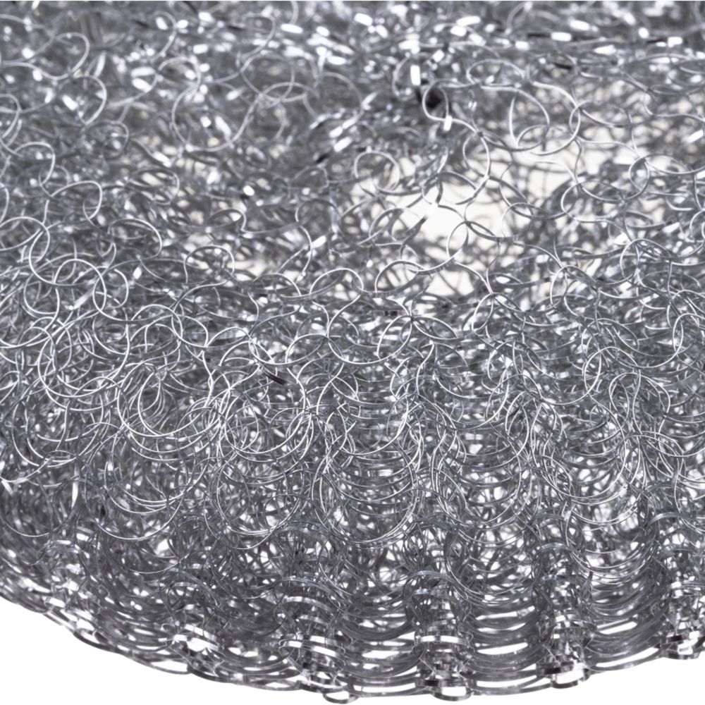 Губка мочалка спираль металлическая Luscan 110х110х40мм 40г