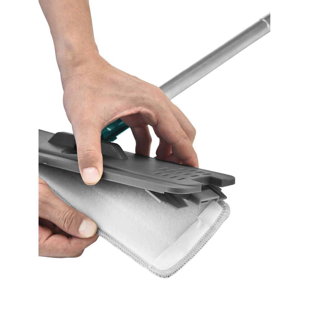 Комплект для уборки: швабра, ведро 8 л/7 л двухкамерное с отжимом, насадка, LIGHT MOP, MILEY