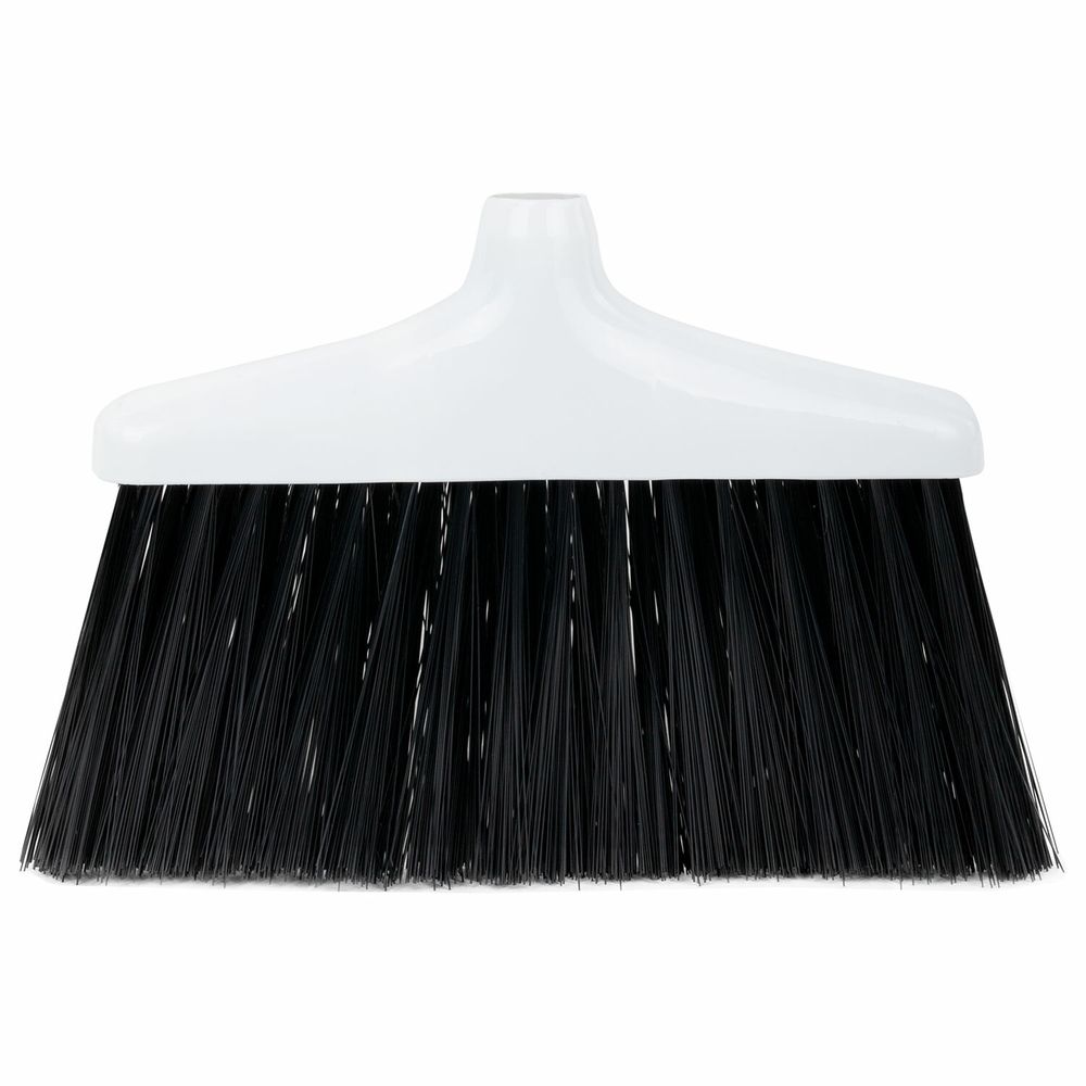 Совок для мусора + щетка на длинных рукоятках 77 см (металл), бело-серый, разборный, LAIMA