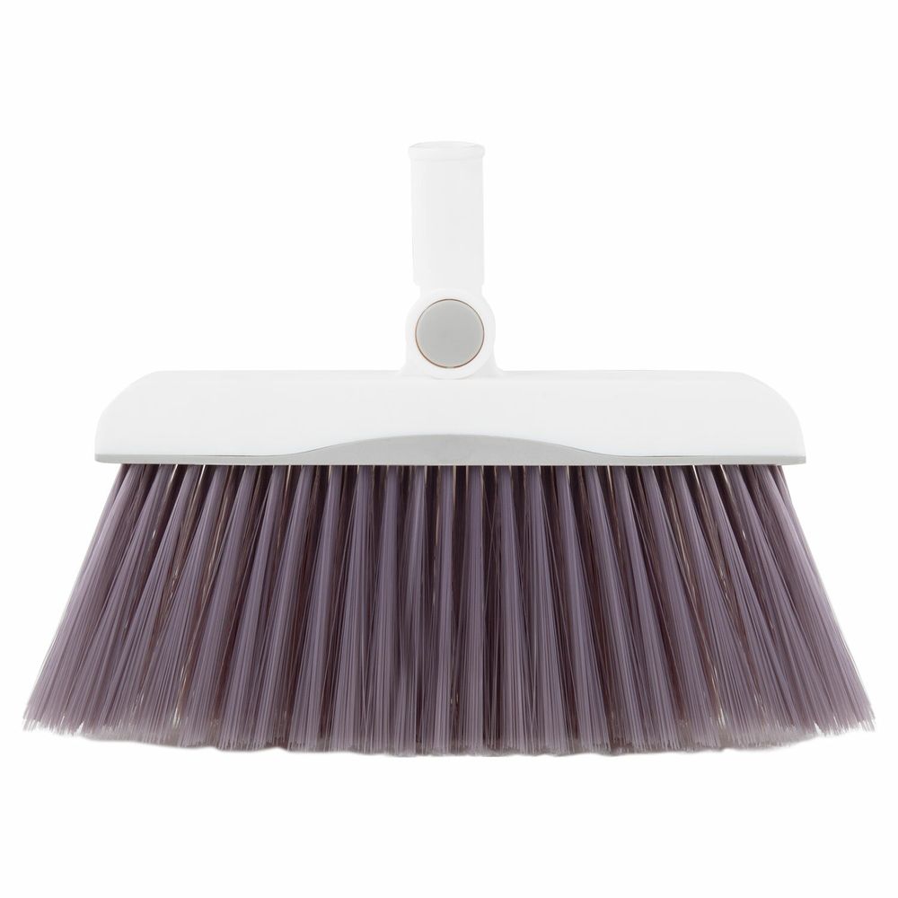 Совок для мусора + щетка на длинных рукоятках, 81 см, бело-серый, разборный, LAIMA