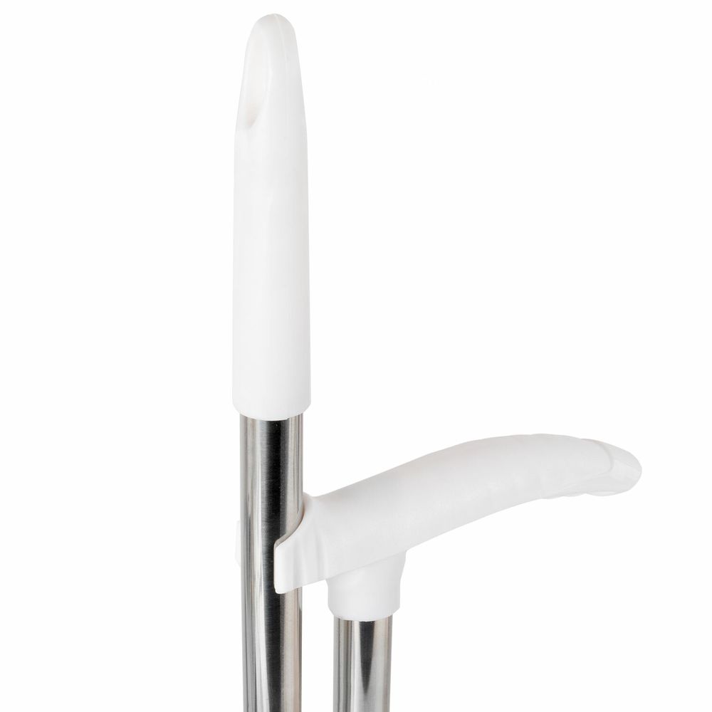 Совок для мусора + щетка на длинных рукоятках, 81 см, бело-серый, разборный, LAIMA