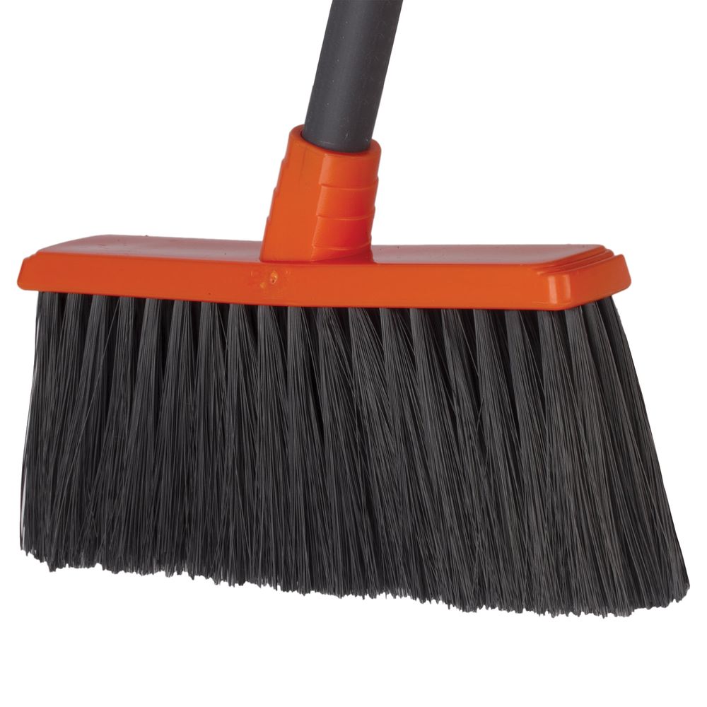 Совок для мусора + щетка, рукоятки 80 см, пластик, "ЛЕНИВКА", IDEA