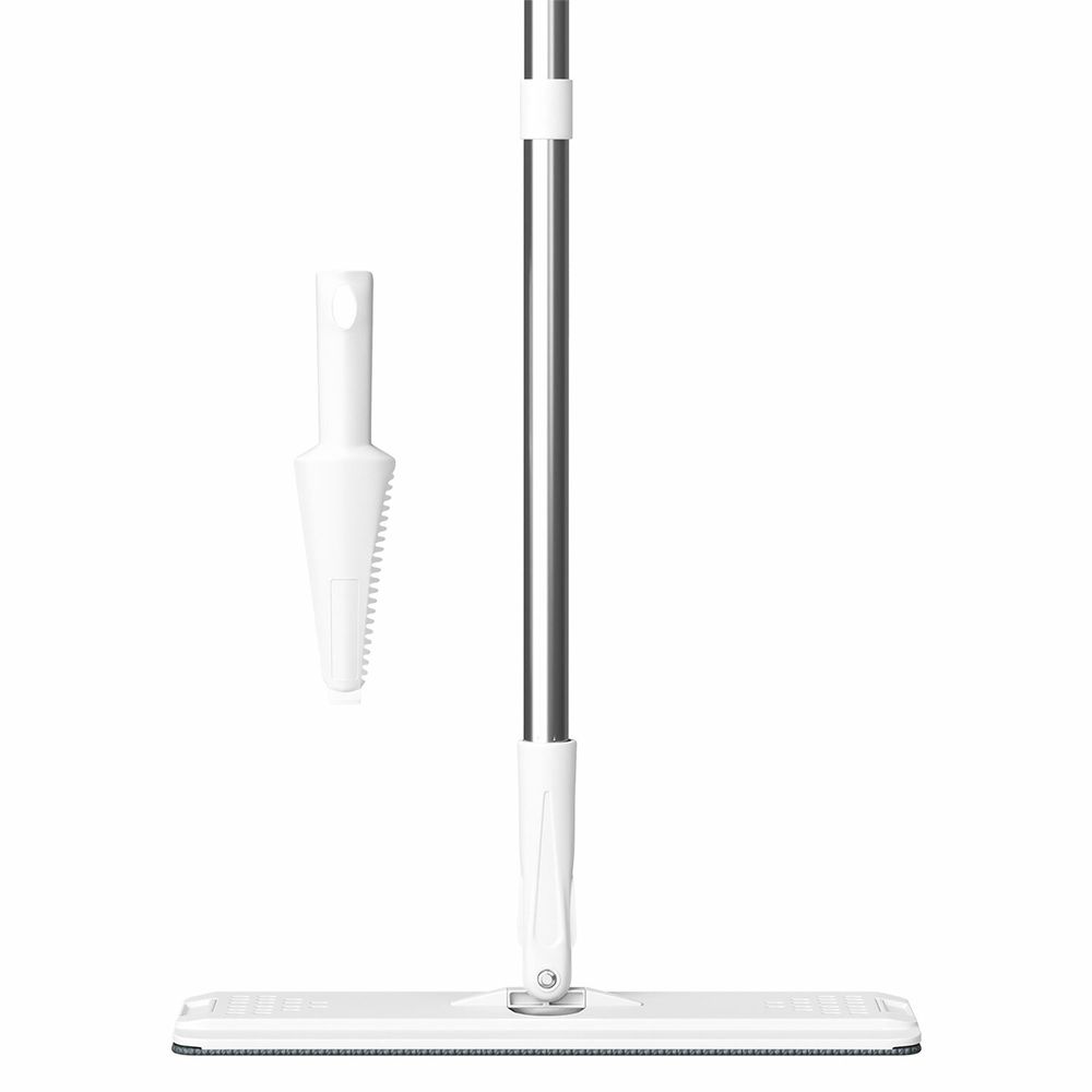 Швабра с отжимом и ведром NeoMop XL (12 л), 2 насадки микрофибра, длина ручки 134-154 см, LAIMA