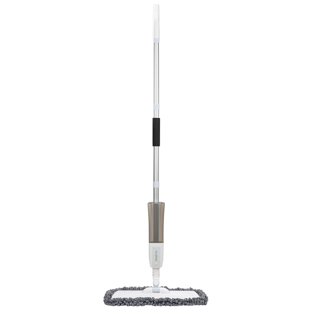 Швабра с распылителем UltraSpray X, 2 насадки из микрофибры объемный ворс, скребок, LAIMA