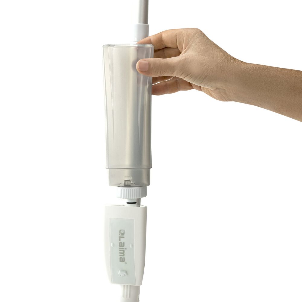 Швабра с распылителем UltraSpray Z, 2 насадки из микрофибры с плоским ворсом, скребок, LAIMA