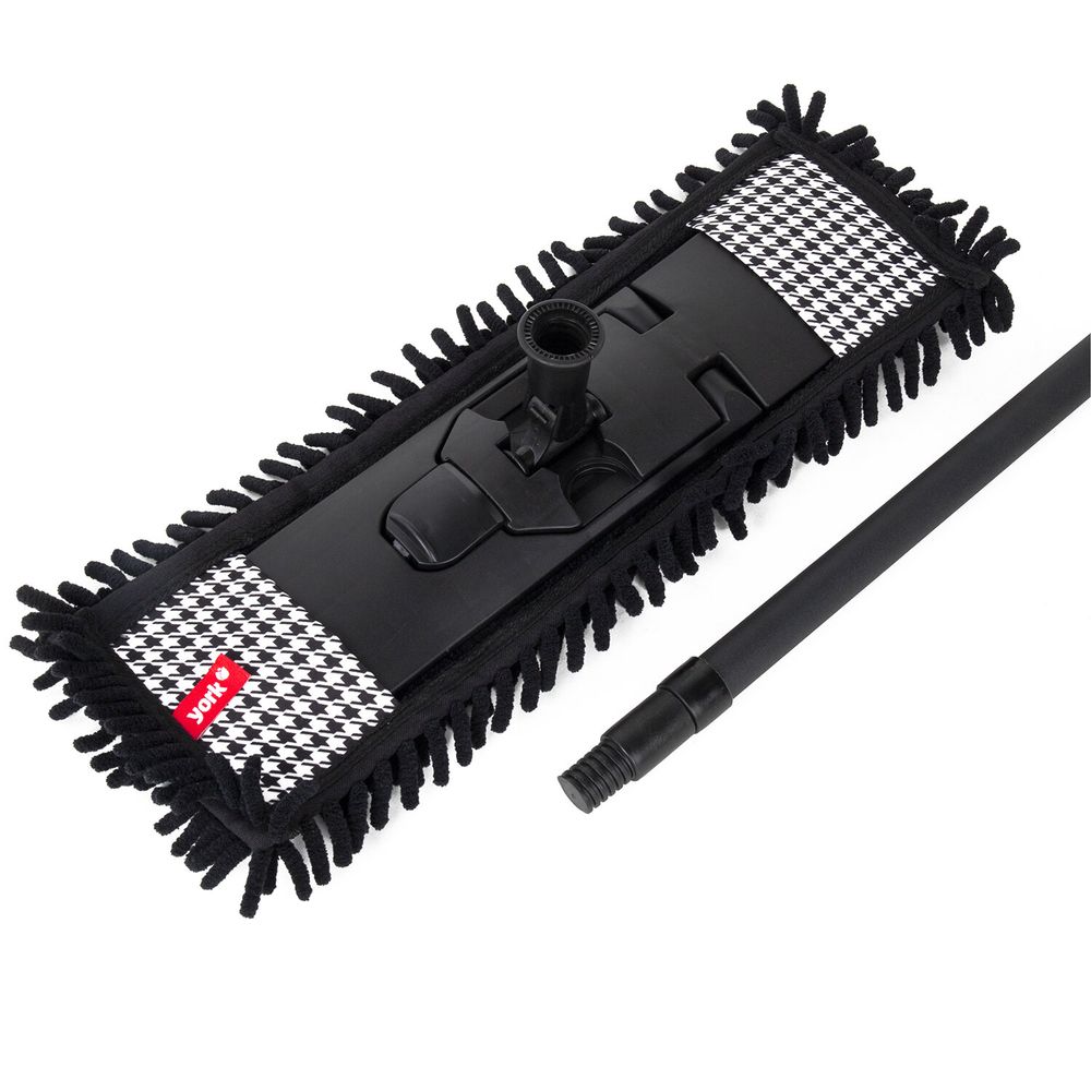 Швабра с флаундером 40 см с насадкой МОП, черенок 85-140 см, YORK