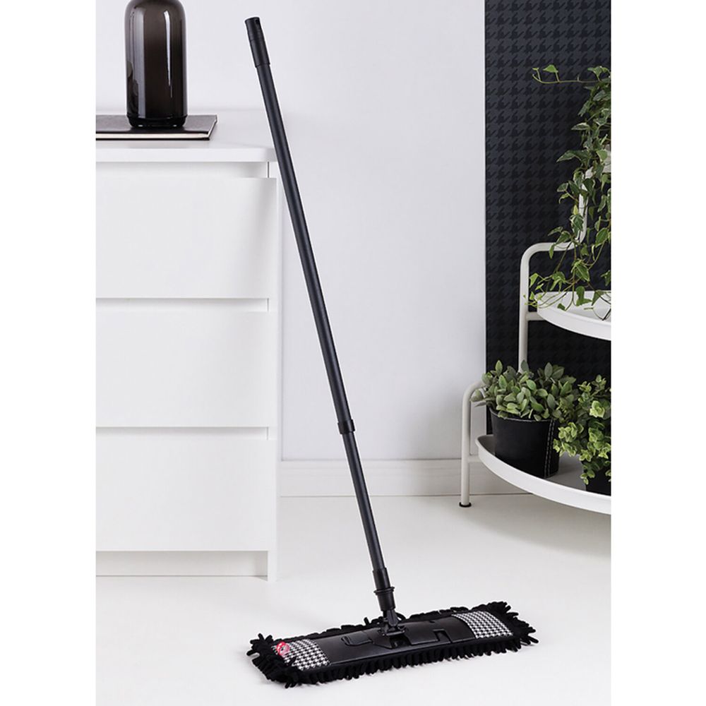 Швабра с флаундером 40 см с насадкой МОП, черенок 85-140 см, YORK