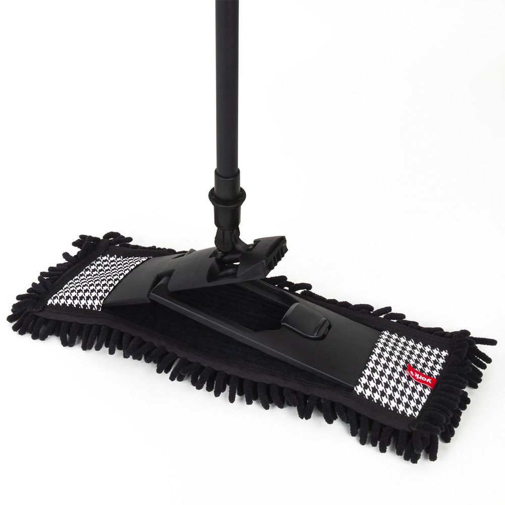 Швабра с флаундером 40 см с насадкой МОП, черенок 85-140 см, YORK