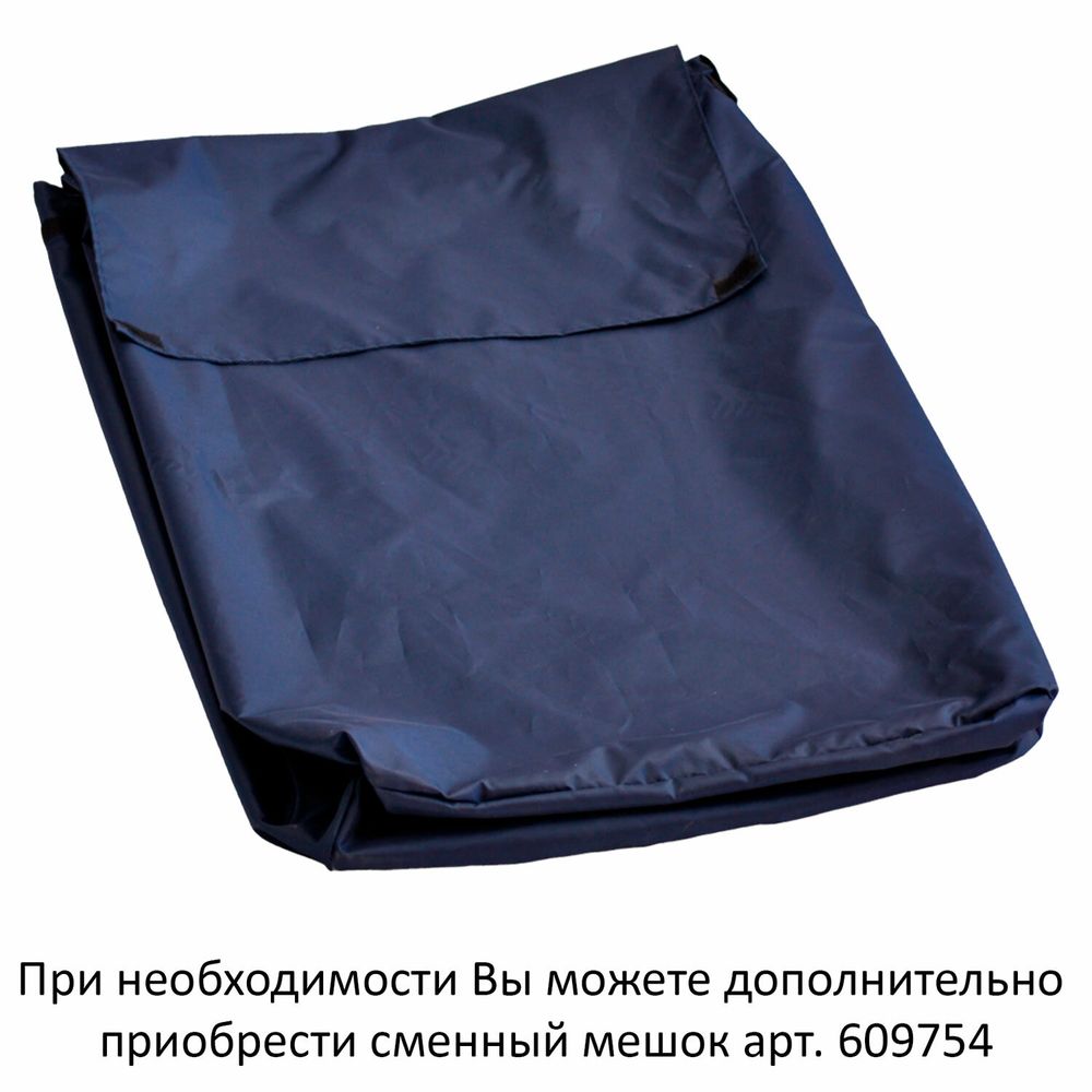 Тележка уборочная Eco-Force МНОГОФУНКЦИОНАЛЬНАЯ (отель, кафе, столовые, офис), 3 поддона, 2 держателя и основания для мешка, 2 мешка