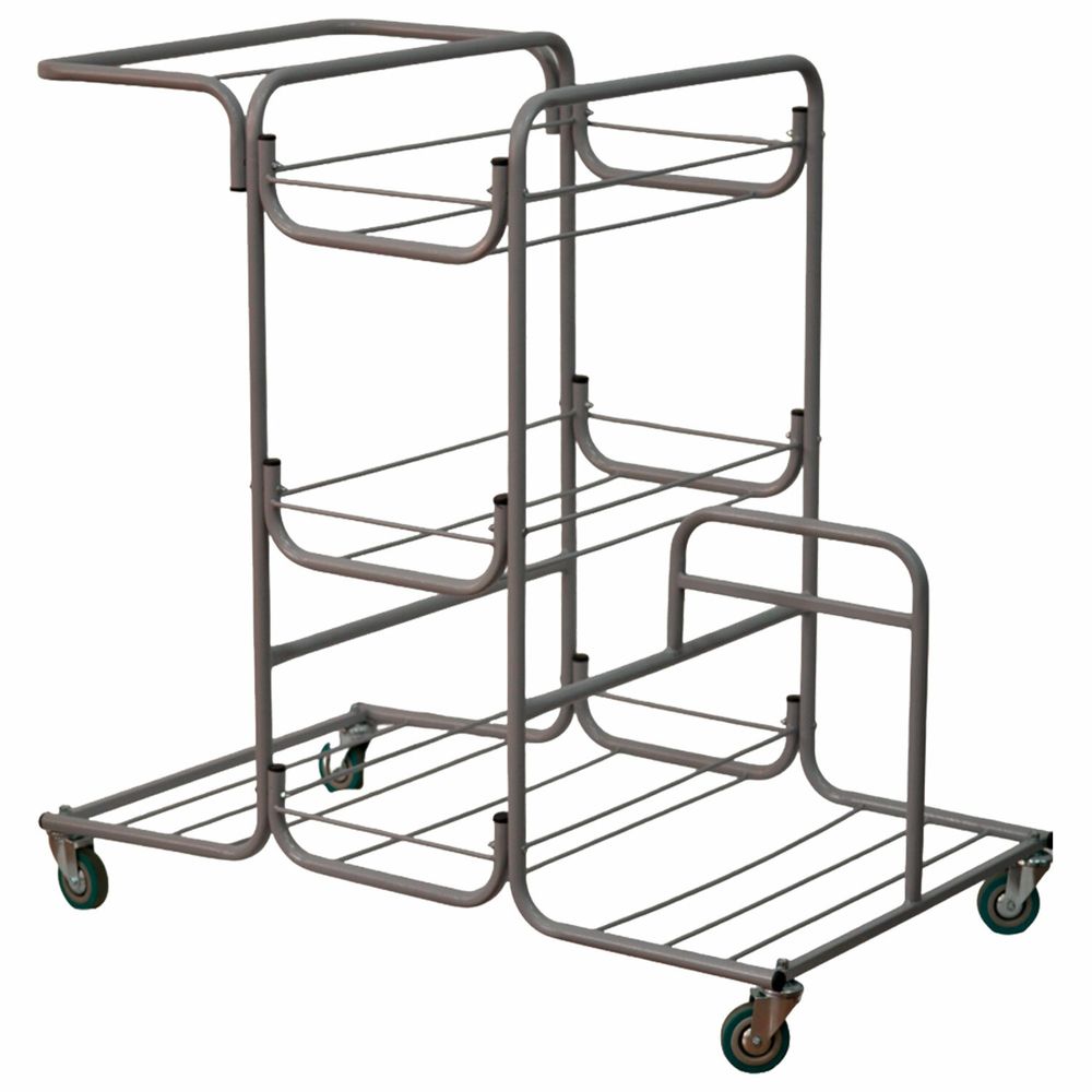 Тележка уборочная Eco-Force МНОГОФУНКЦИОНАЛЬНАЯ MEGA 2 ведра по 25 л, отжим, 3 поддона, держатель и основание для мешка, мешок